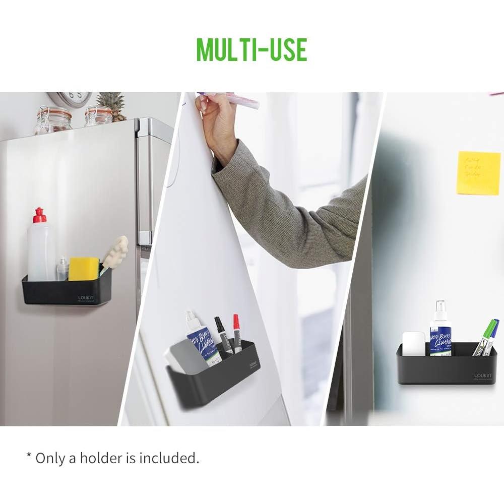 Soporte Magnético Loukin para Marcadores y Borradores - Negro