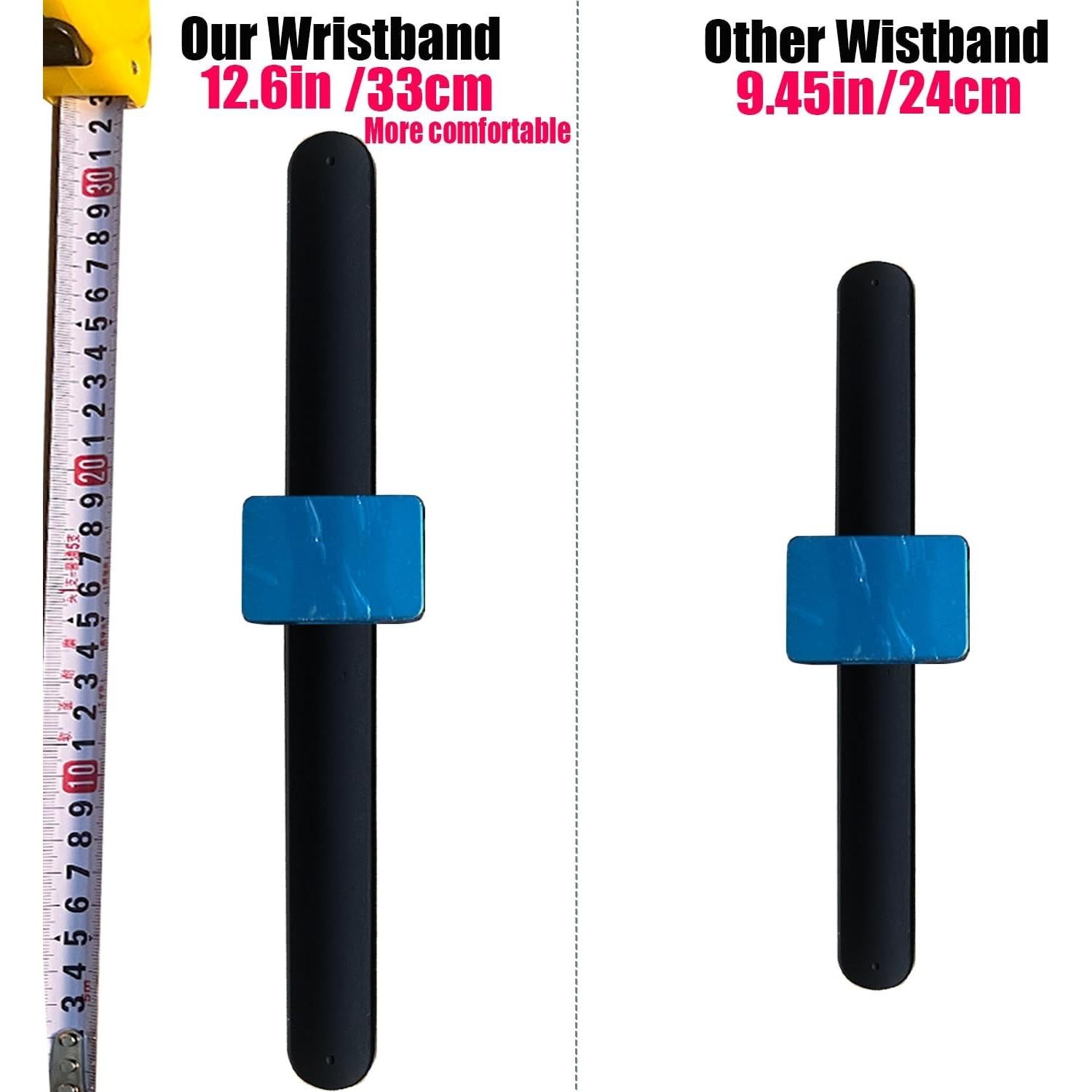 Pulsera Magnética Ajustable Rabetly para Costura y Estilistas - Negro