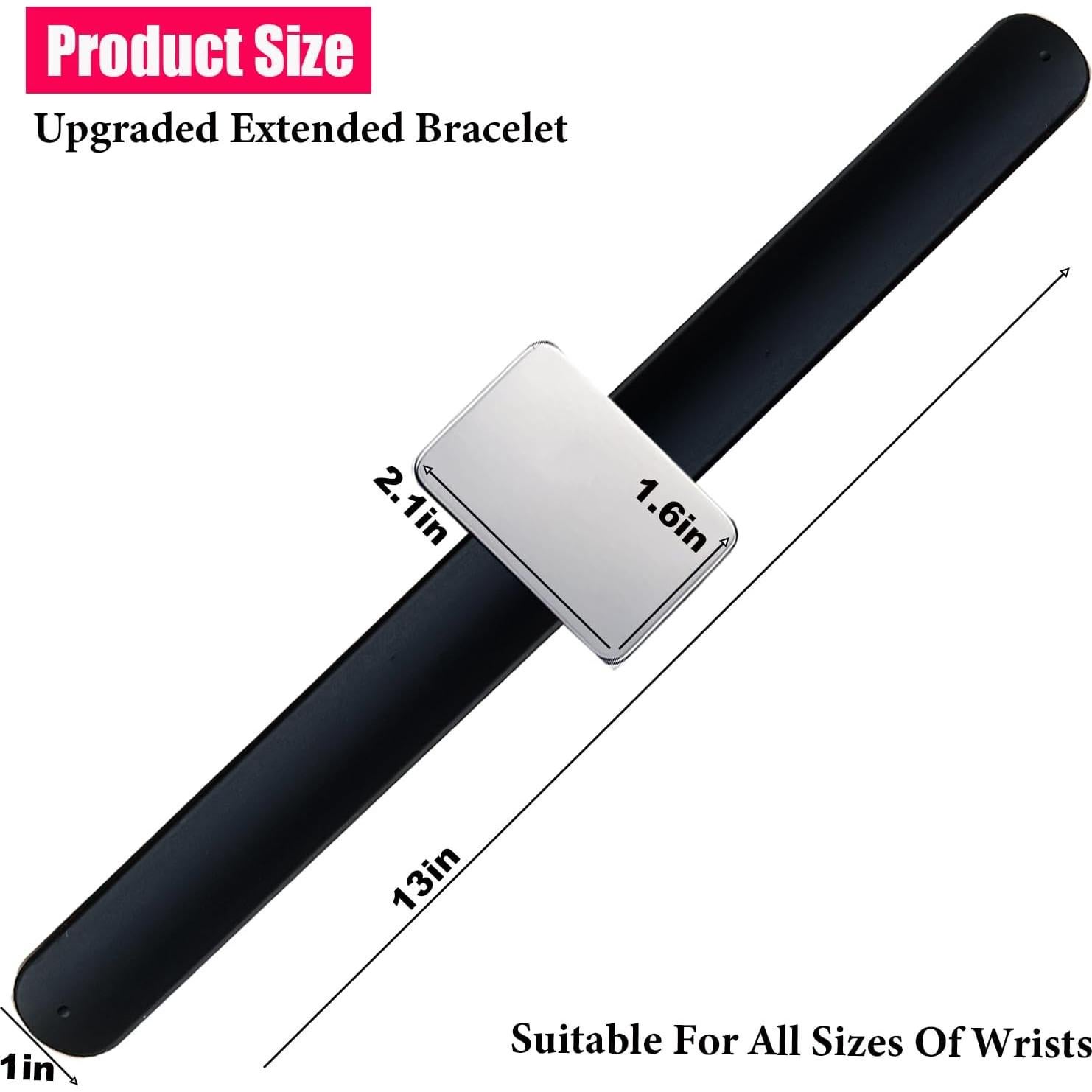 Pulsera Magnética Ajustable Rabetly para Costura y Estilistas - Negro