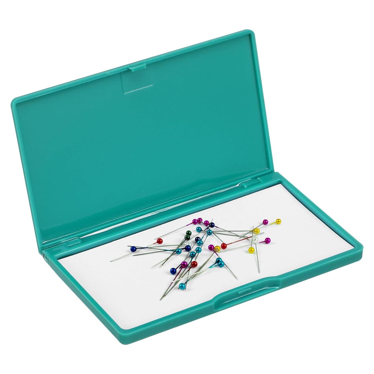 Organizador de Agujas Magnéticas Ciieeo - Caja de Almacenamiento Azul