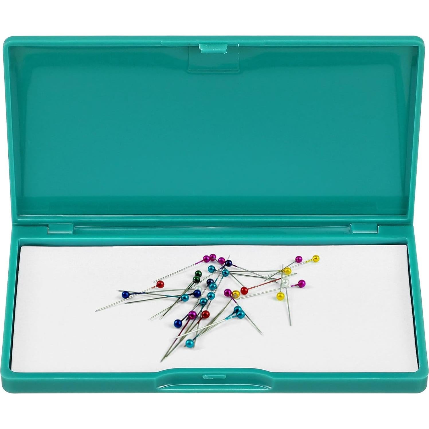 Organizador de Agujas Magnéticas Ciieeo - Caja de Almacenamiento Azul