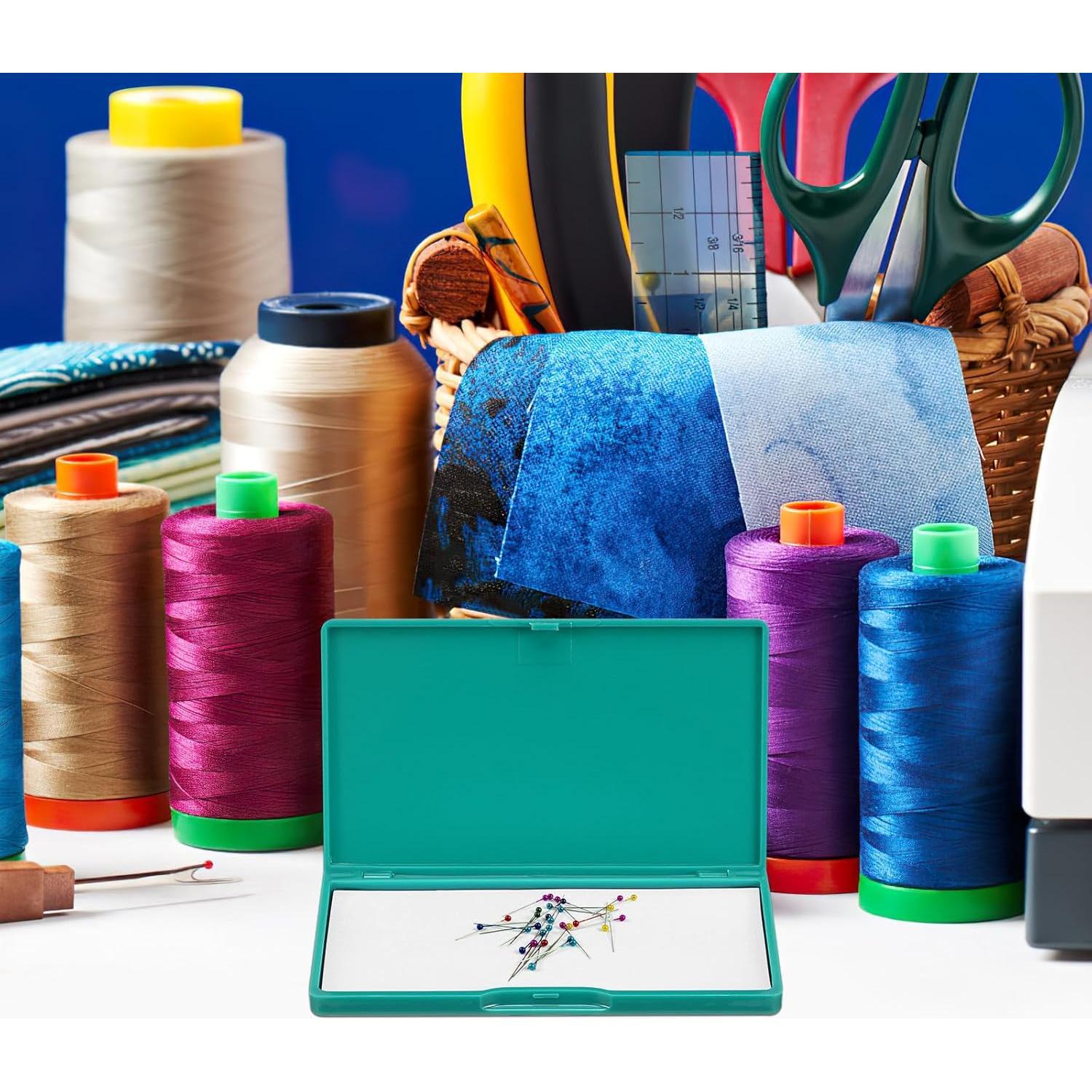 Organizador de Agujas Magnéticas Ciieeo - Caja de Almacenamiento Azul