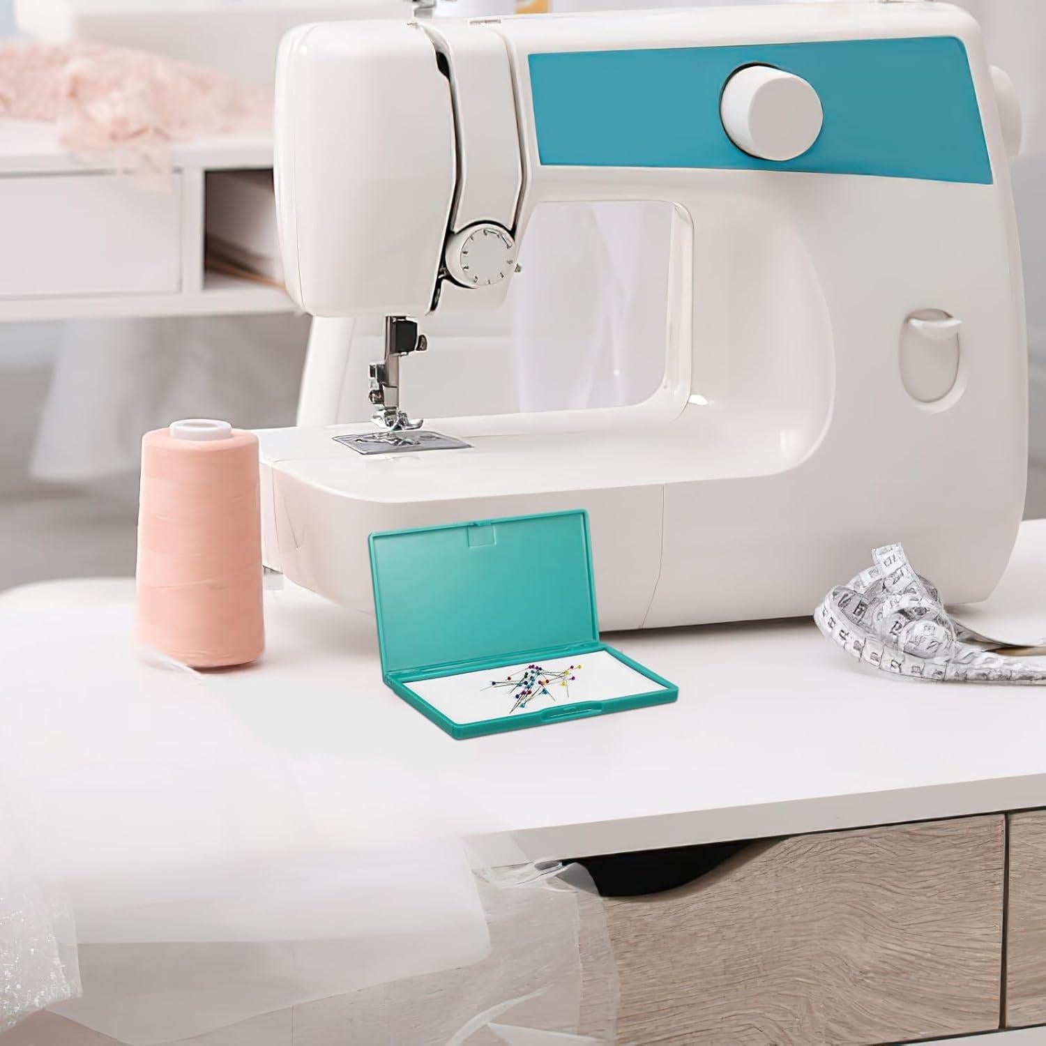 Organizador de Agujas Magnéticas Ciieeo - Caja de Almacenamiento Azul