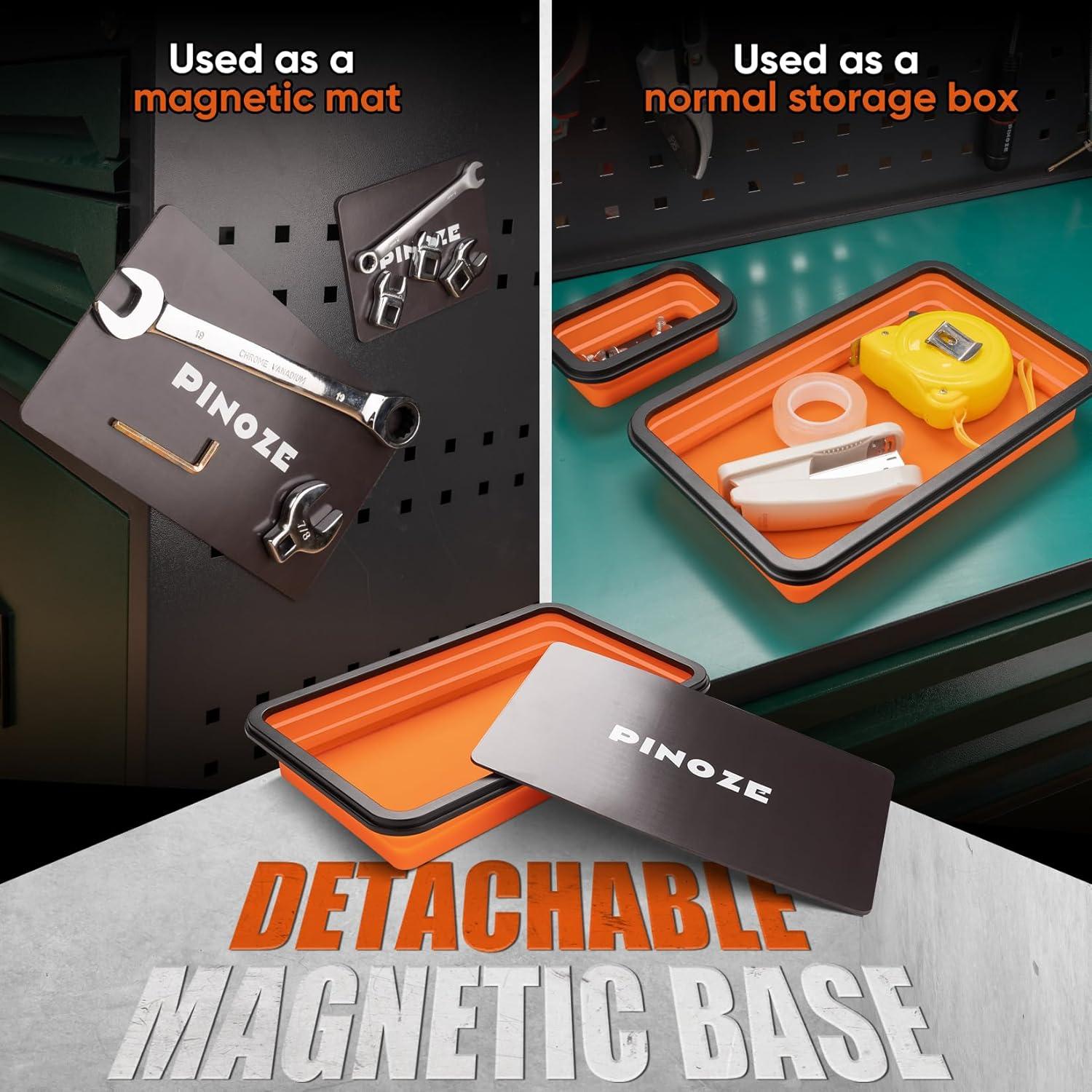 Bandejas Organizadoras Magnéticas Pinoze - 3 Tamaños