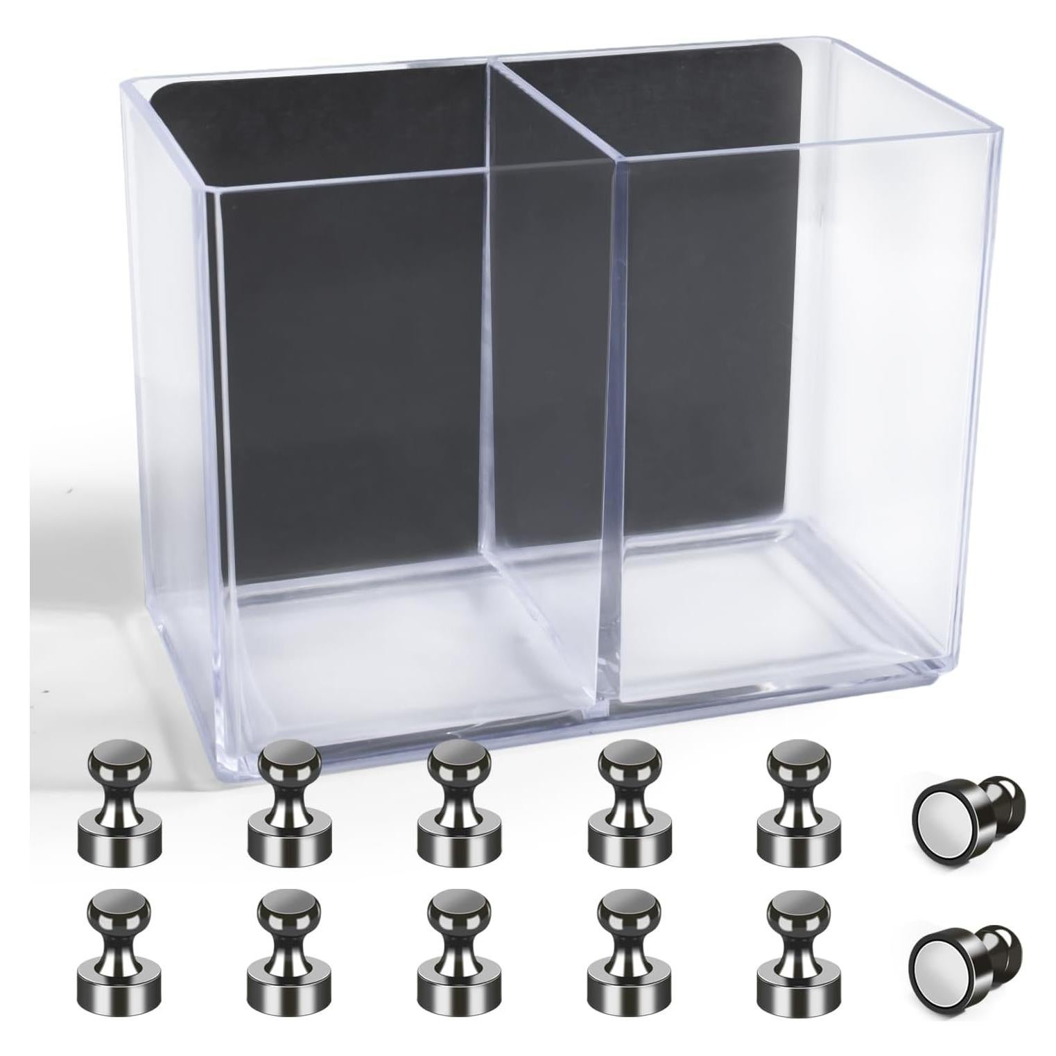 Soporte Magnético para Bolígrafos Rhinocats con 12 Chinchetas