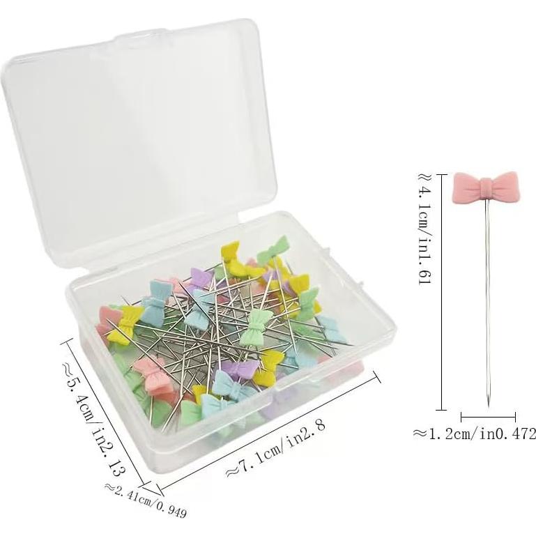 Almohadilla Magnética Bequilter Corazón Púrpura con 100 Alfileres