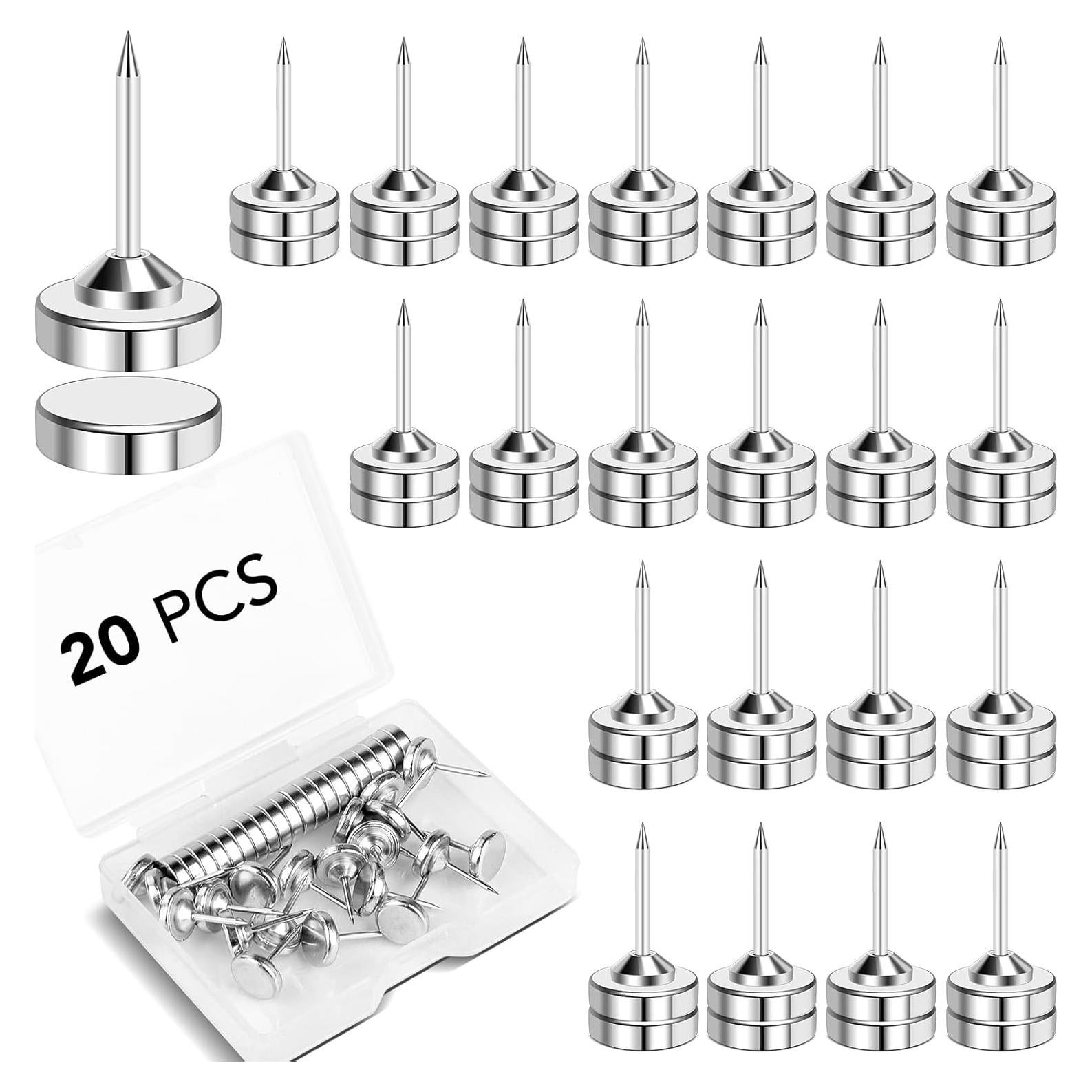 Chinchetas Magnéticas E BAVITE 20 Conjuntos Decorativas Fuertes