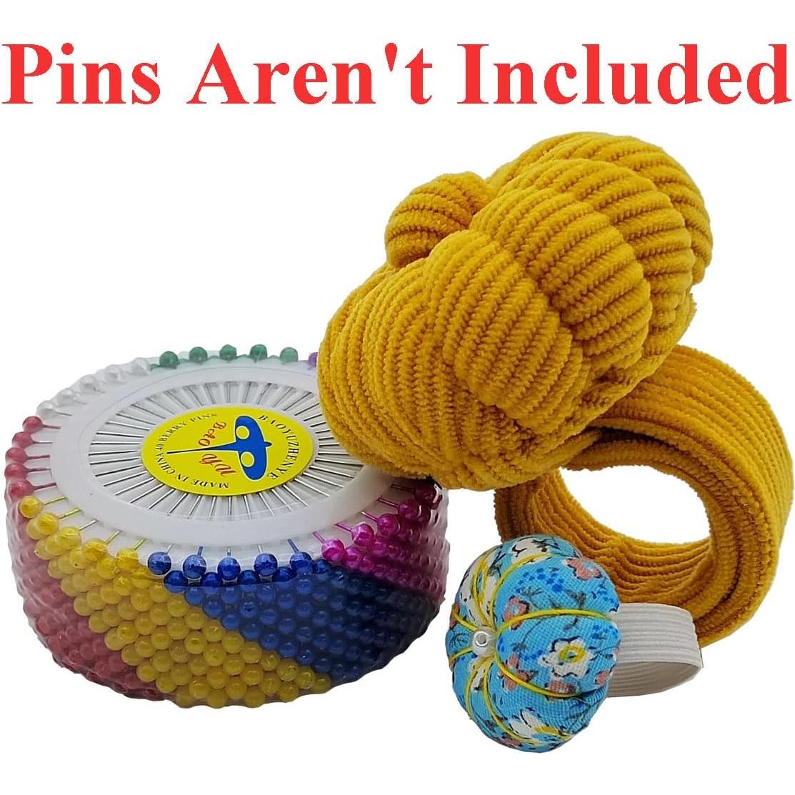 Almohadilla de Agujas para Muñeca y Dedo MEMFISH Amarilla