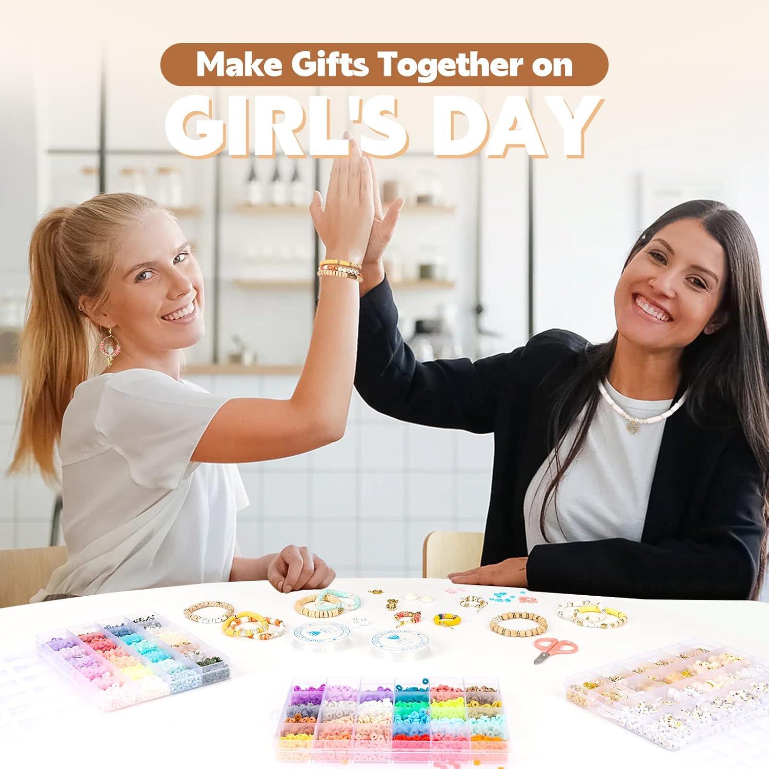 Kit de Fabricación de Pulseras Pizooro 10500 Piezas Arcilla