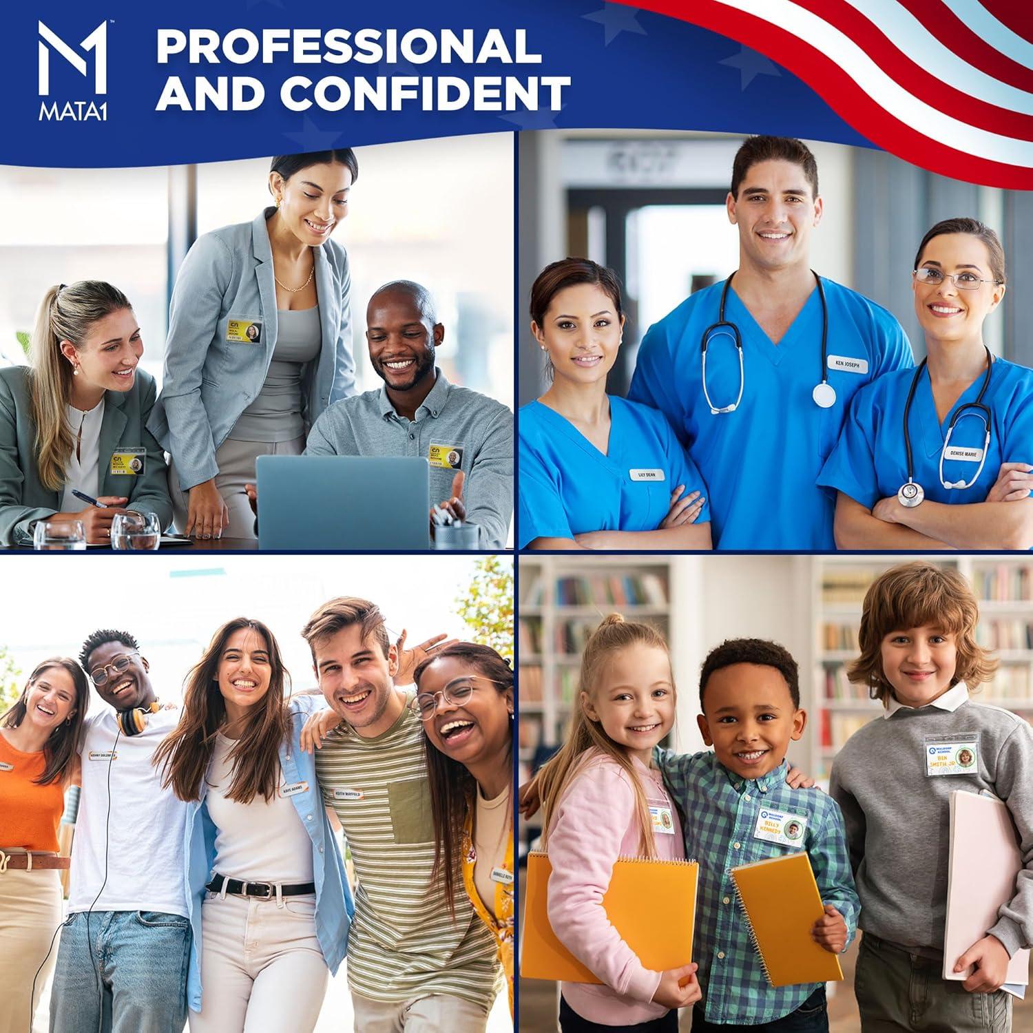 Imanes de Insignia Magnéticos Mata1 - 20 Piezas, 44x12 mm