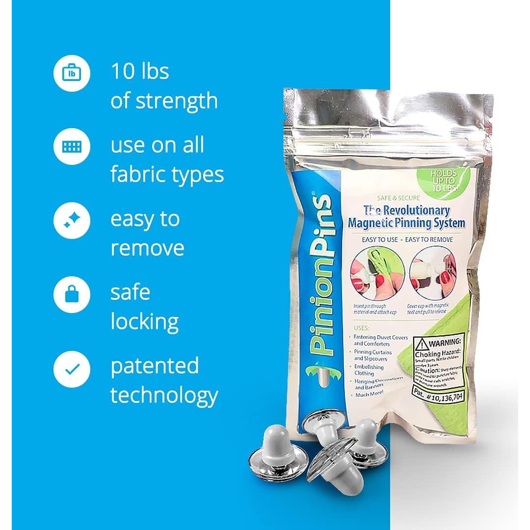 Clips Magnéticos para Edredones Pines Pinion - 8 Unidades