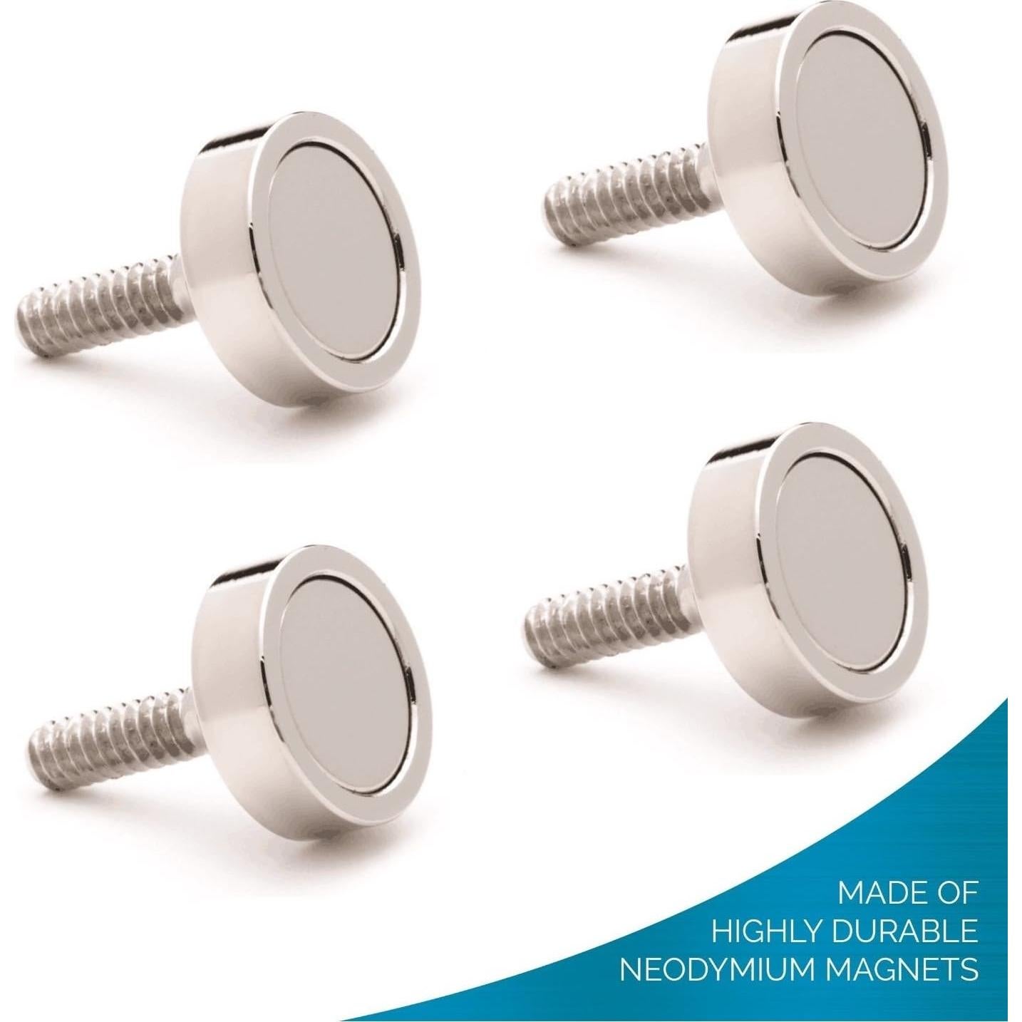 Imán de empuje magnético UbiGear 4 Pcs 23g para papel