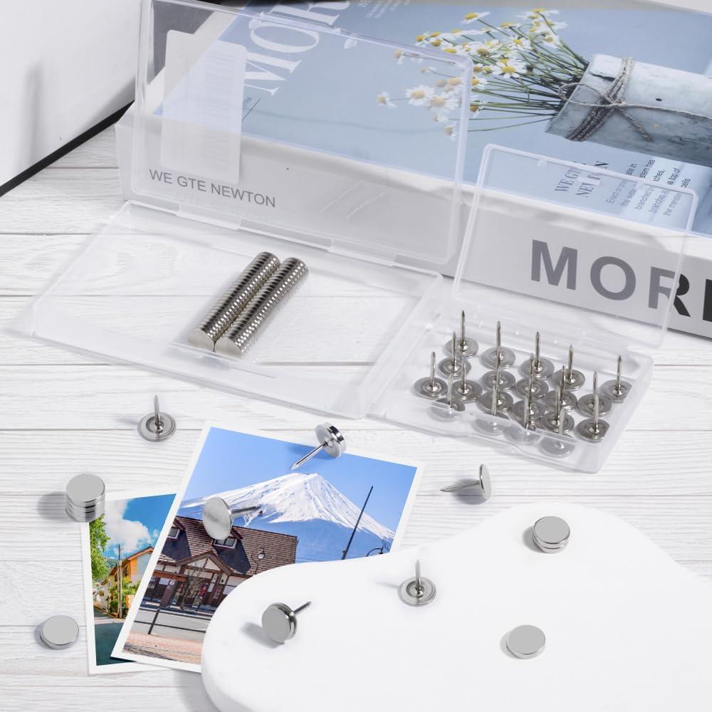 Pines Magnéticos Rhinocats 50 Pcs para Tablero de Anuncios