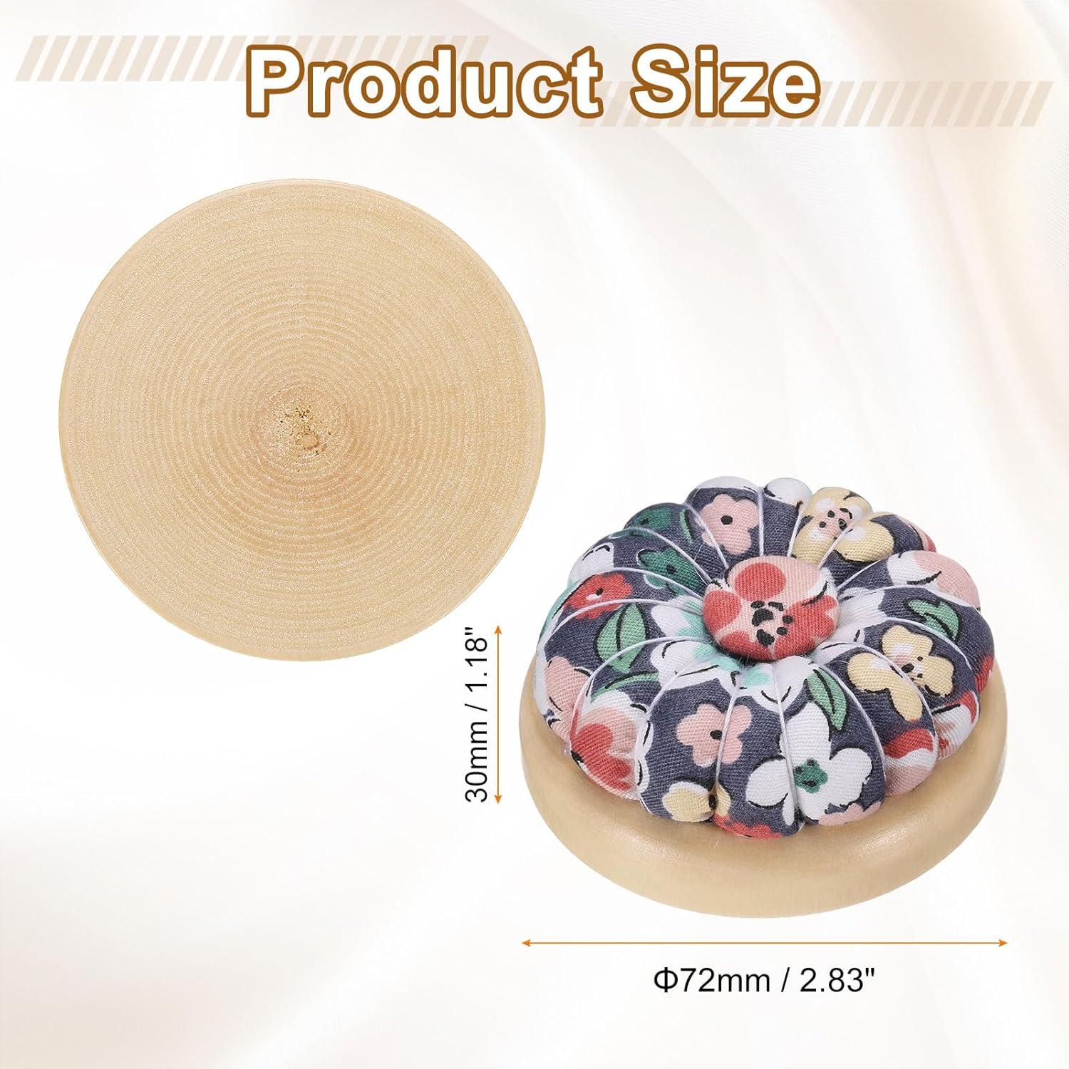 Almohadilla para Agujas de Costura HARFINGTON Floral Azul 72mm