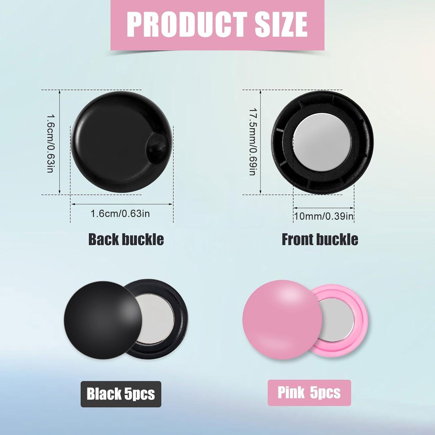 10 Pares de Clips Magnéticos BOXOB para Número de Carrera