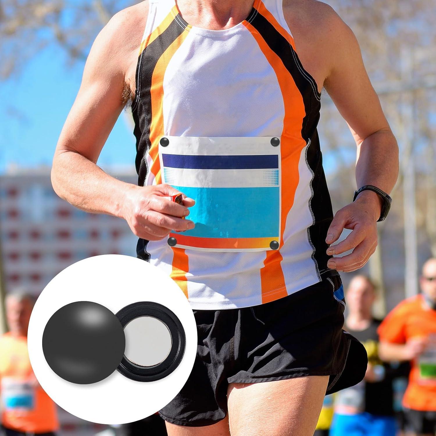 10 Pares de Clips Magnéticos BOXOB para Número de Carrera