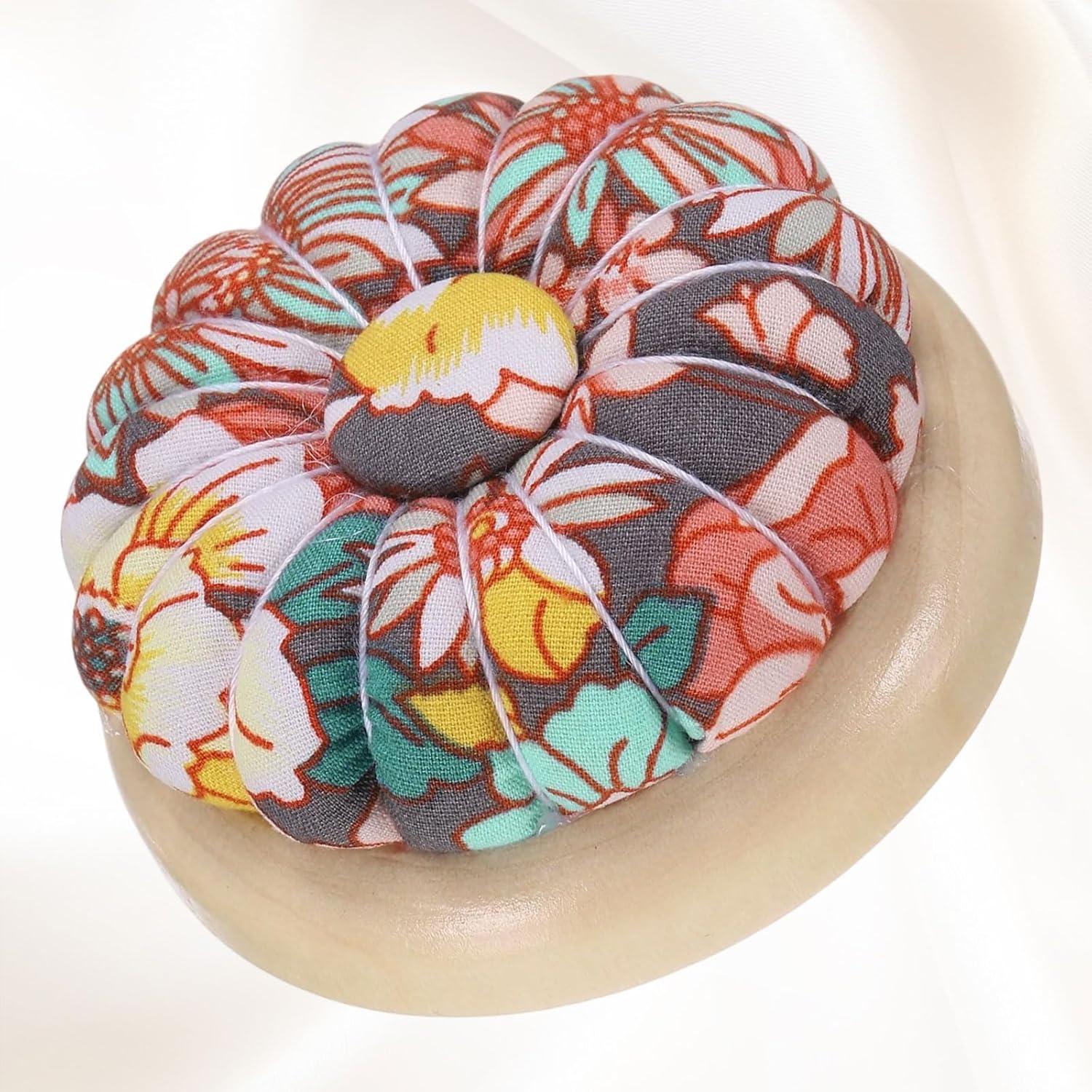 Almohadilla para Agujas de Coser HARFINGTON Base de Madera 14x10cm