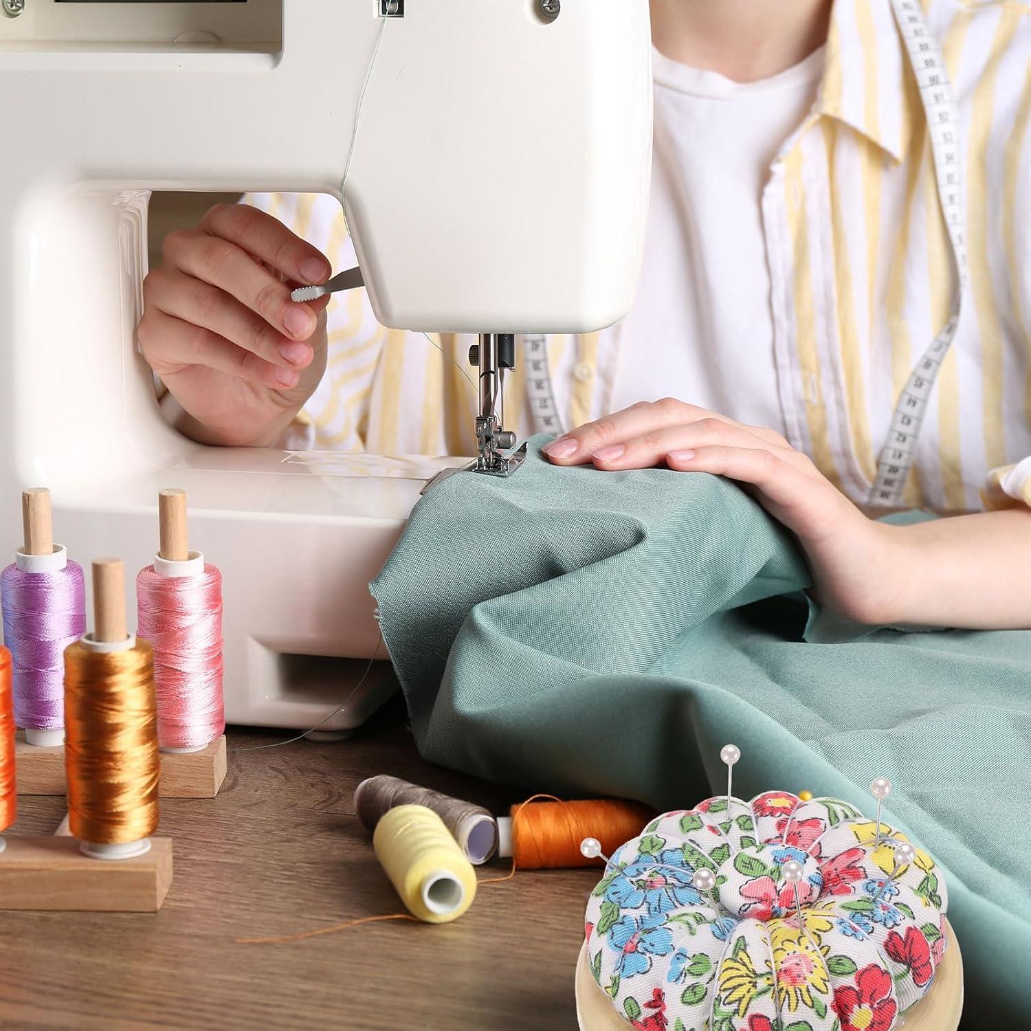 Almohadilla para Agujas de Coser HARFINGTON Base de Madera 14x10cm