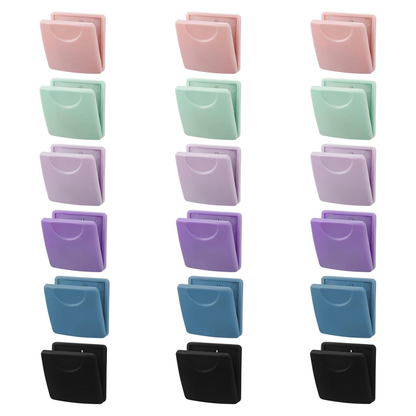 Clips Magnéticos PetsHome 18 Piezas Coloridos para Oficina y Hogar