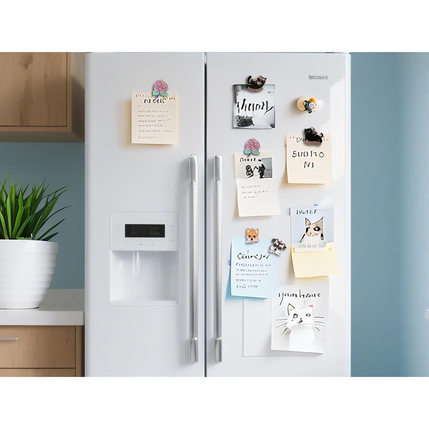 Guardador Magnético de Agujas Gatos 2 Piezas para Bordado