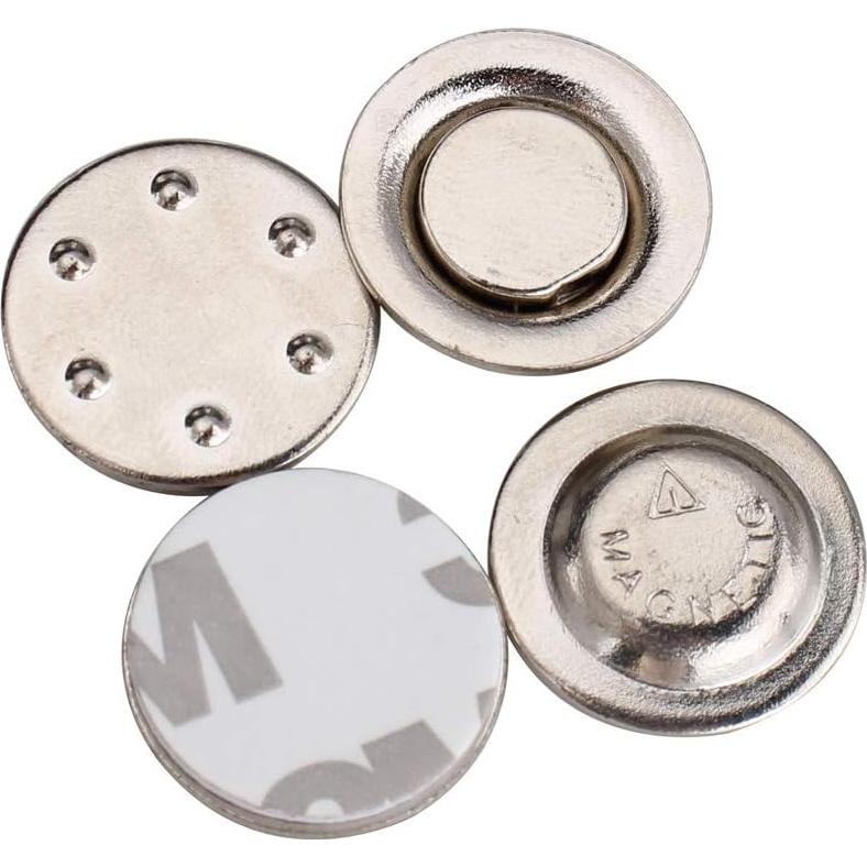 Imanes Redondos Pequeños Hazoulen 17mm Set de 20