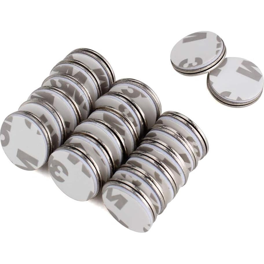 Imanes Redondos Pequeños Hazoulen 17mm Set de 20