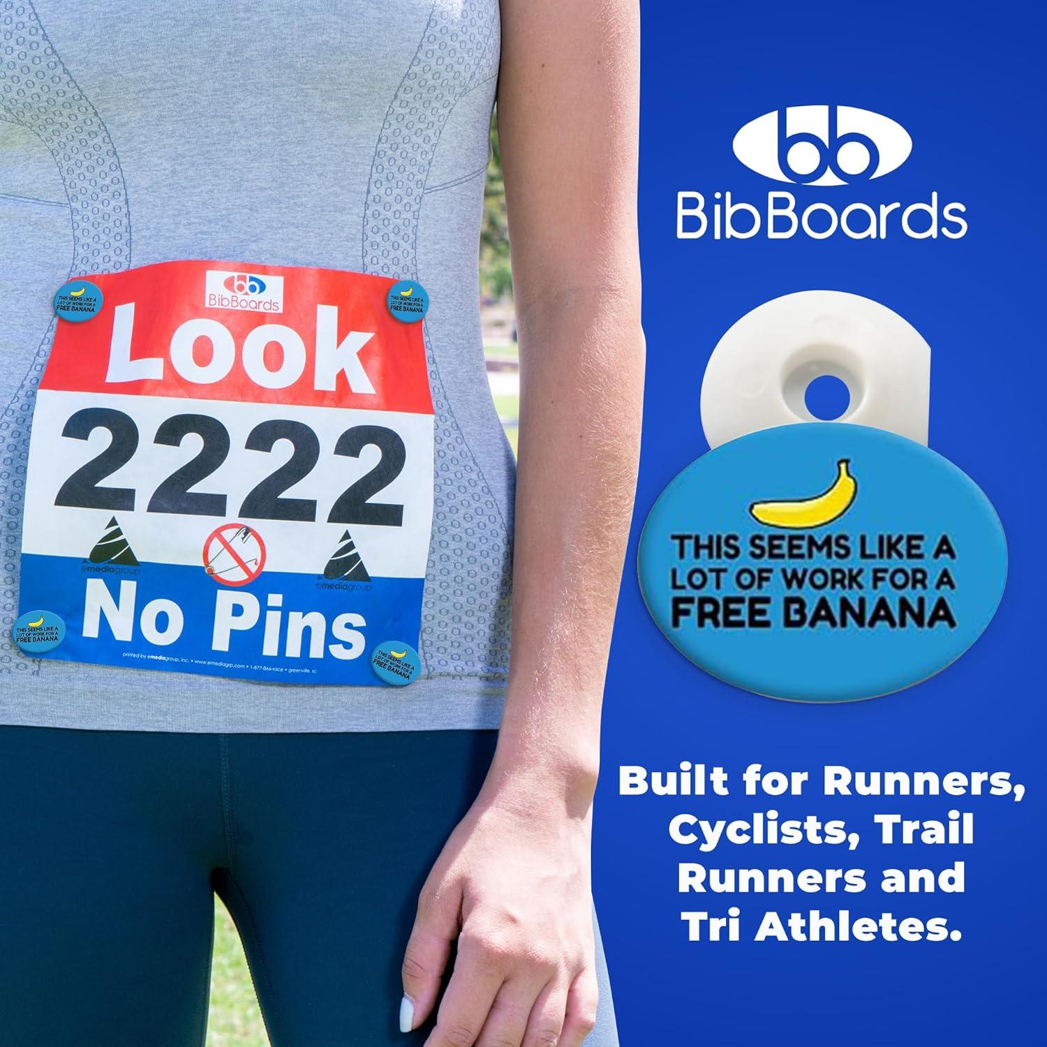 Clips para Número de Carrera BibBoards - Reutilizables y Seguros