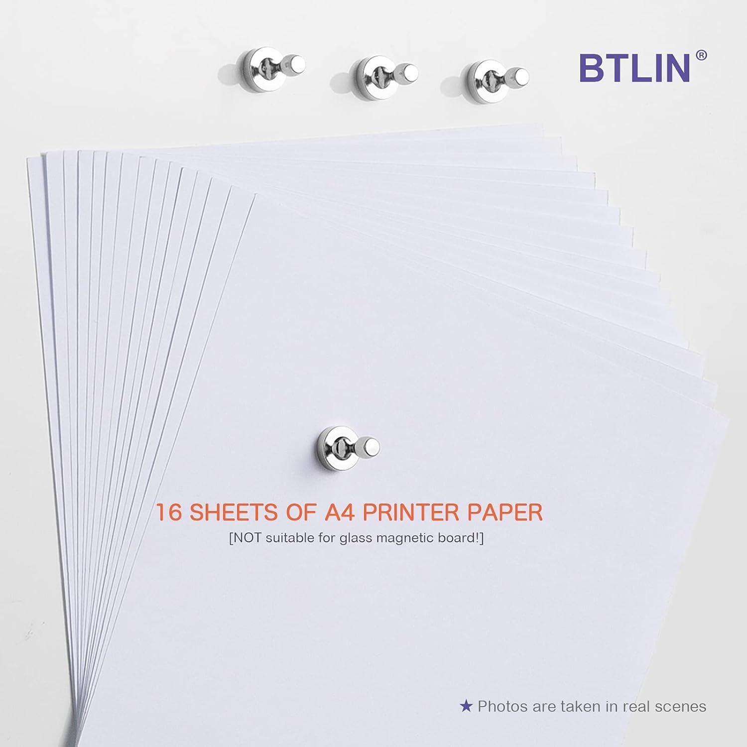 Imanes de Nevera BTLIN Mini Fuertes 24 Pack 10x15mm Metal