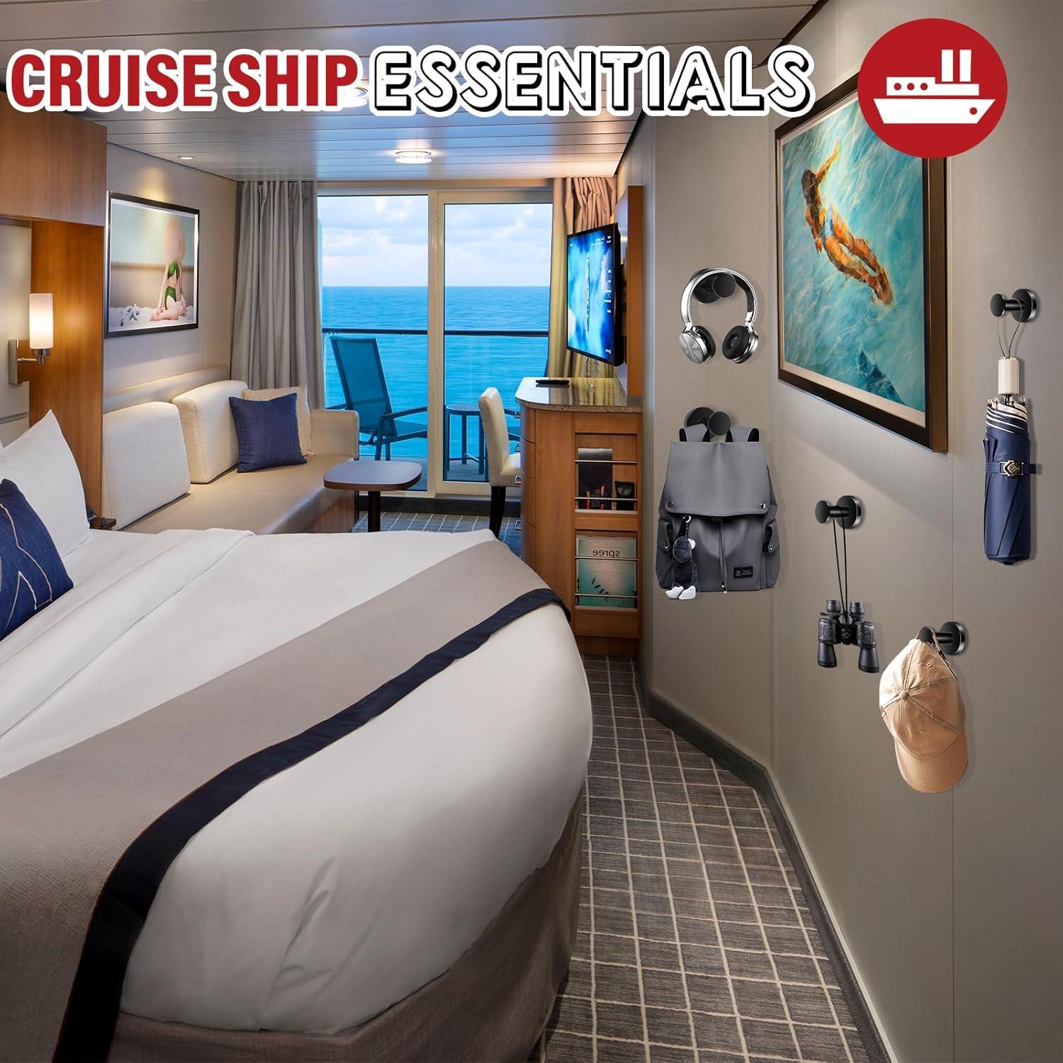 Ganchos Magnéticos TOP MAGNETS 3Pcs Soporte 68kg Negro