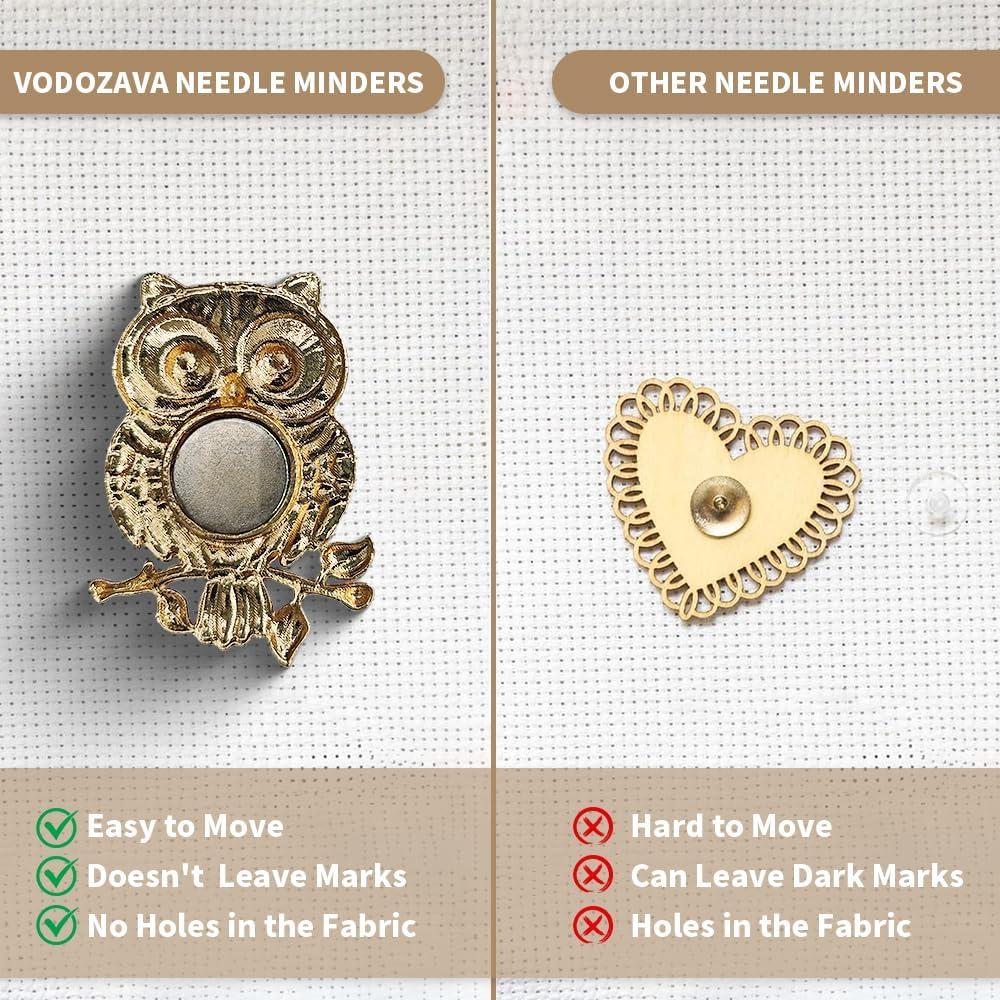 Imán para Agujas VODOZAVA Mariposa Rosa 2.54cm