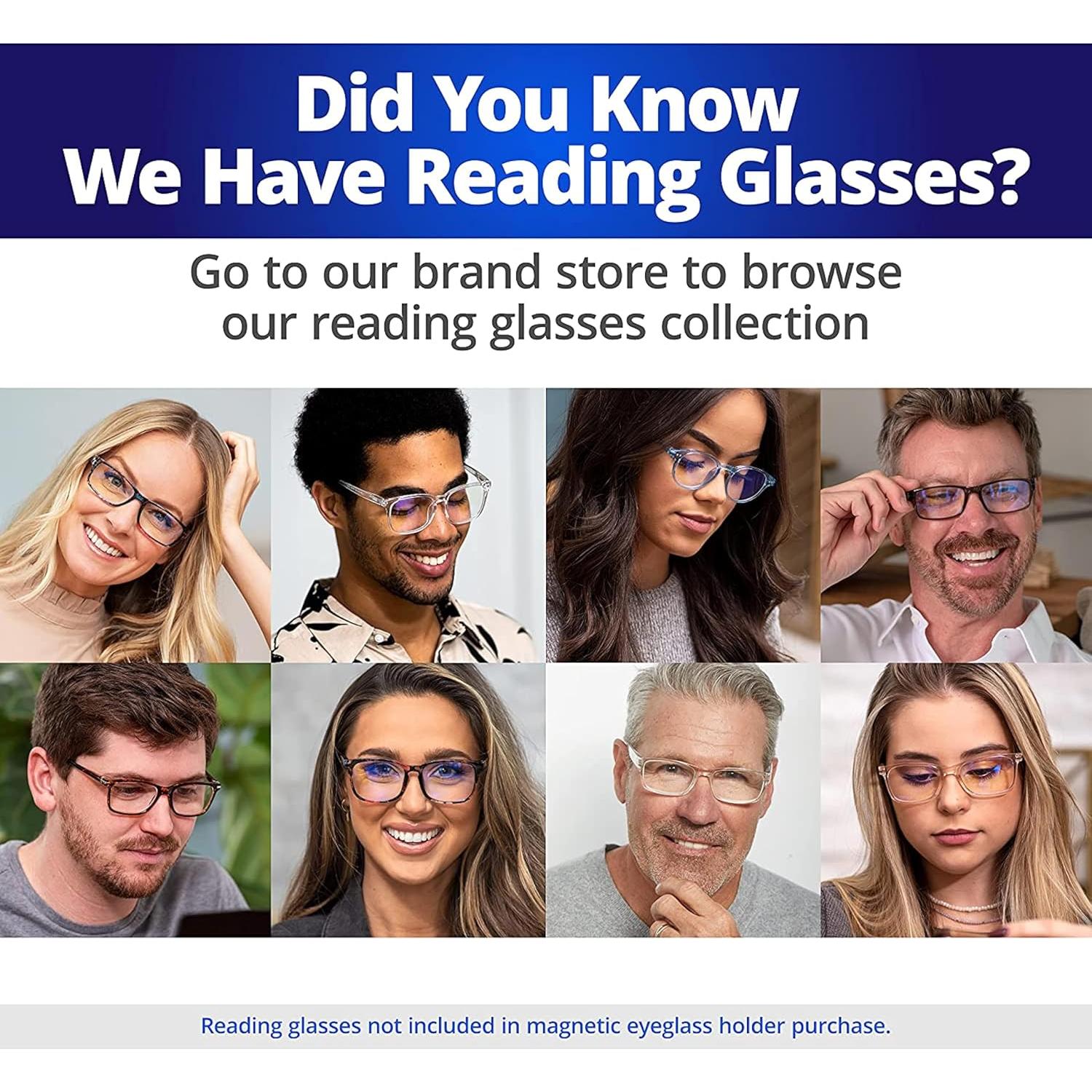 Soporte Magnético para Gafas Readerest - Juego de 3 Acero Inoxidable