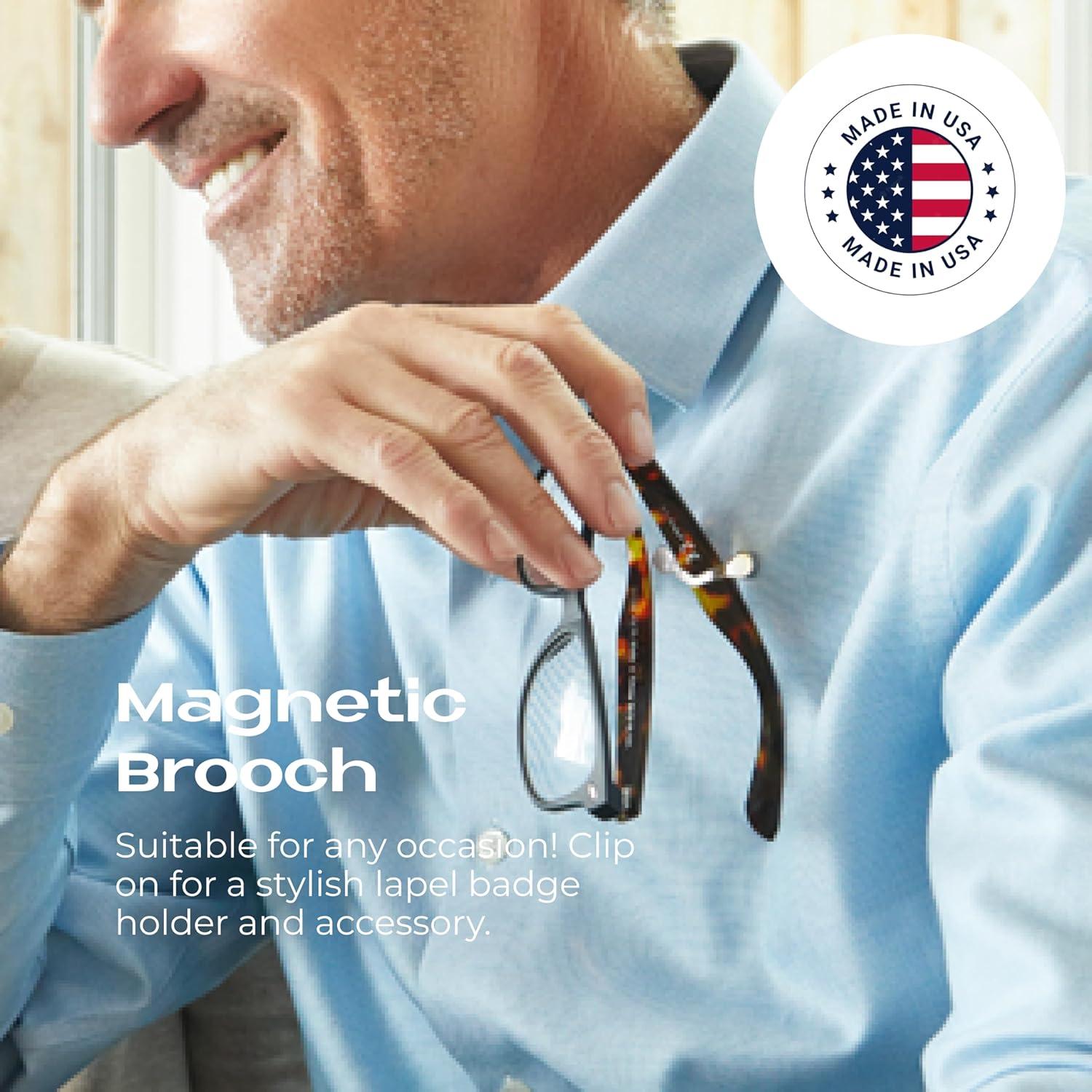 Soporte Magnético para Gafas Readerest - Juego de 3 Acero Inoxidable