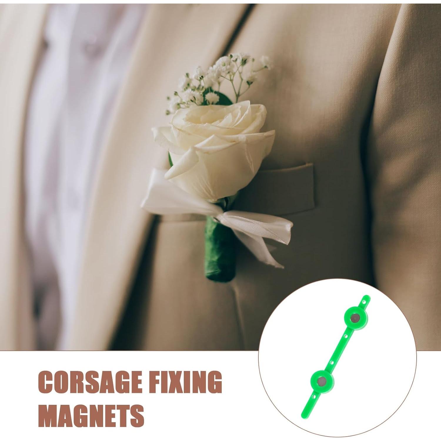 Soporte de Boutonniere Magnético EXCEART 2 Piezas 8cm