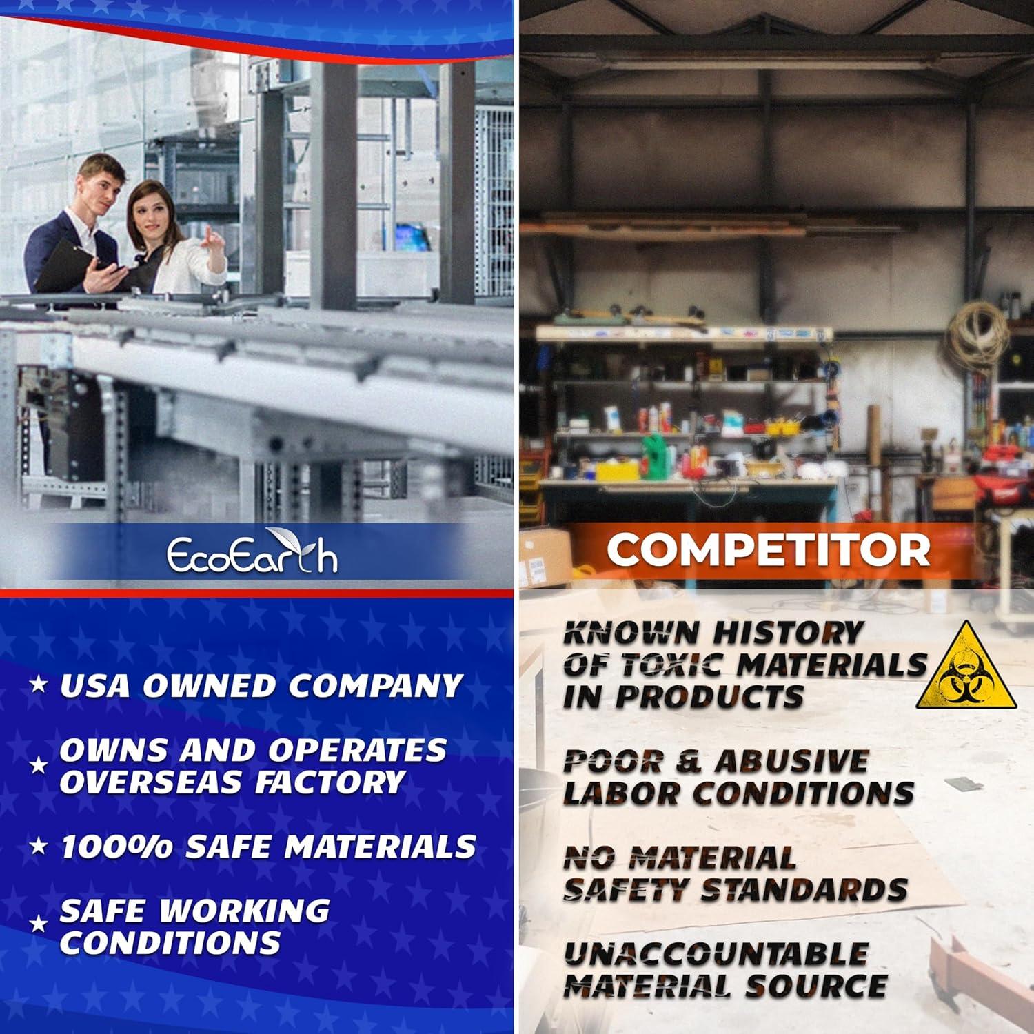 EcoEarth Adhesivos Magnéticos para Insignias - 10 Piezas 44x12mm