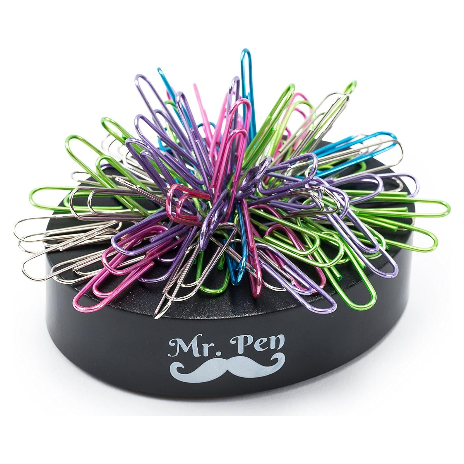 Soporte Magnético para Clips de Papel Mr. Pen - 100 Piezas