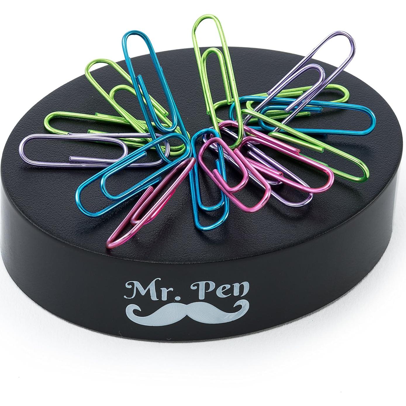 Soporte Magnético para Clips de Papel Mr. Pen - 100 Piezas