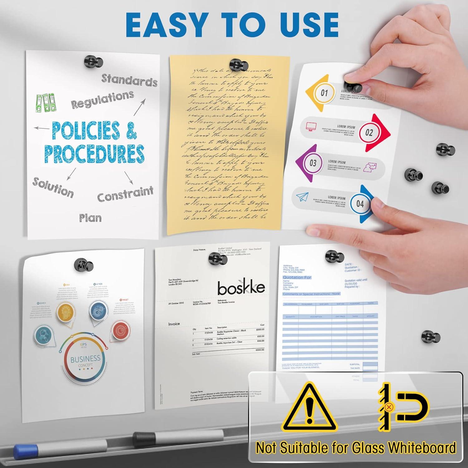 Pines Magnéticos Grtard 48 Unidades Neodimio Negros