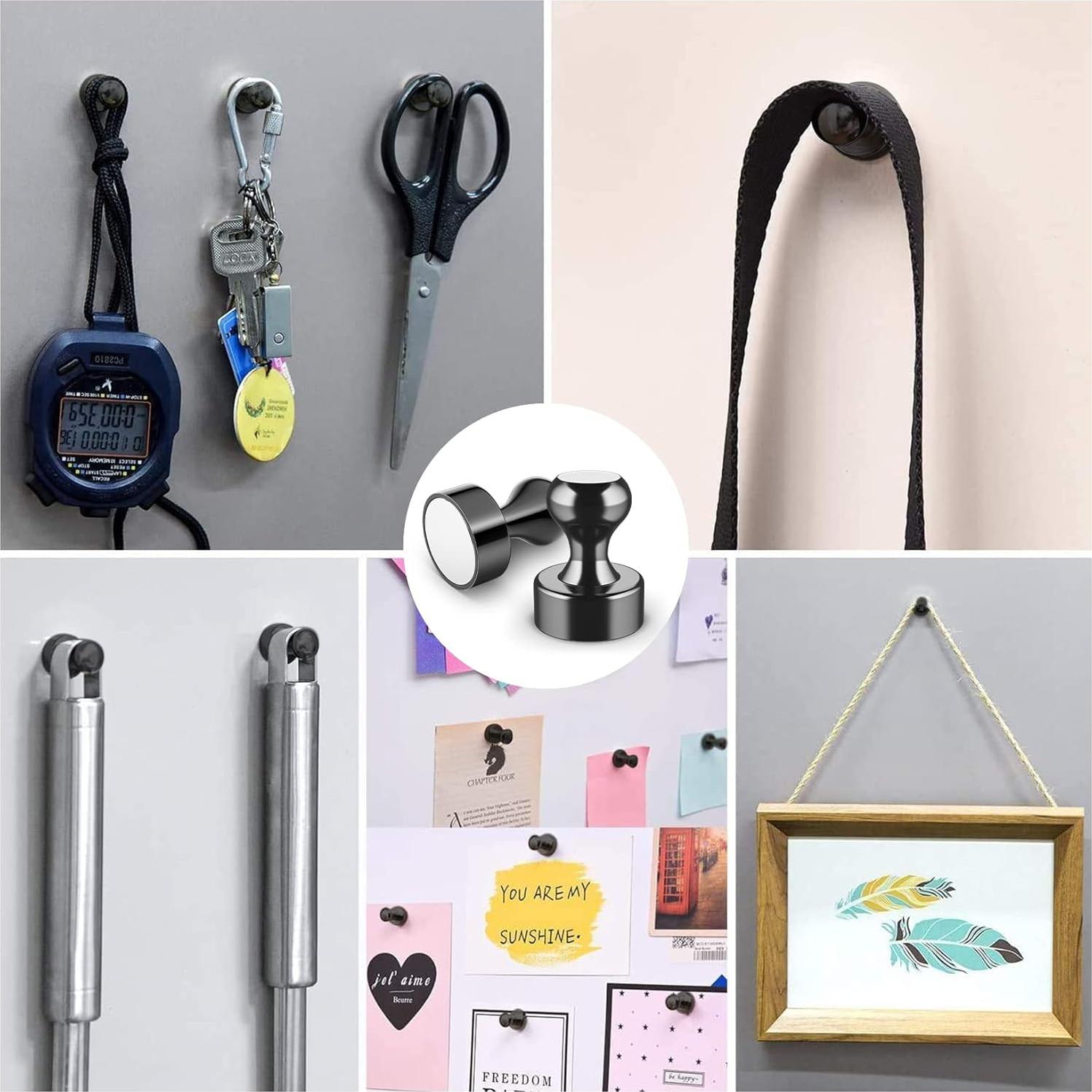 Pines Magnéticos Grtard 48 Unidades Neodimio Negros