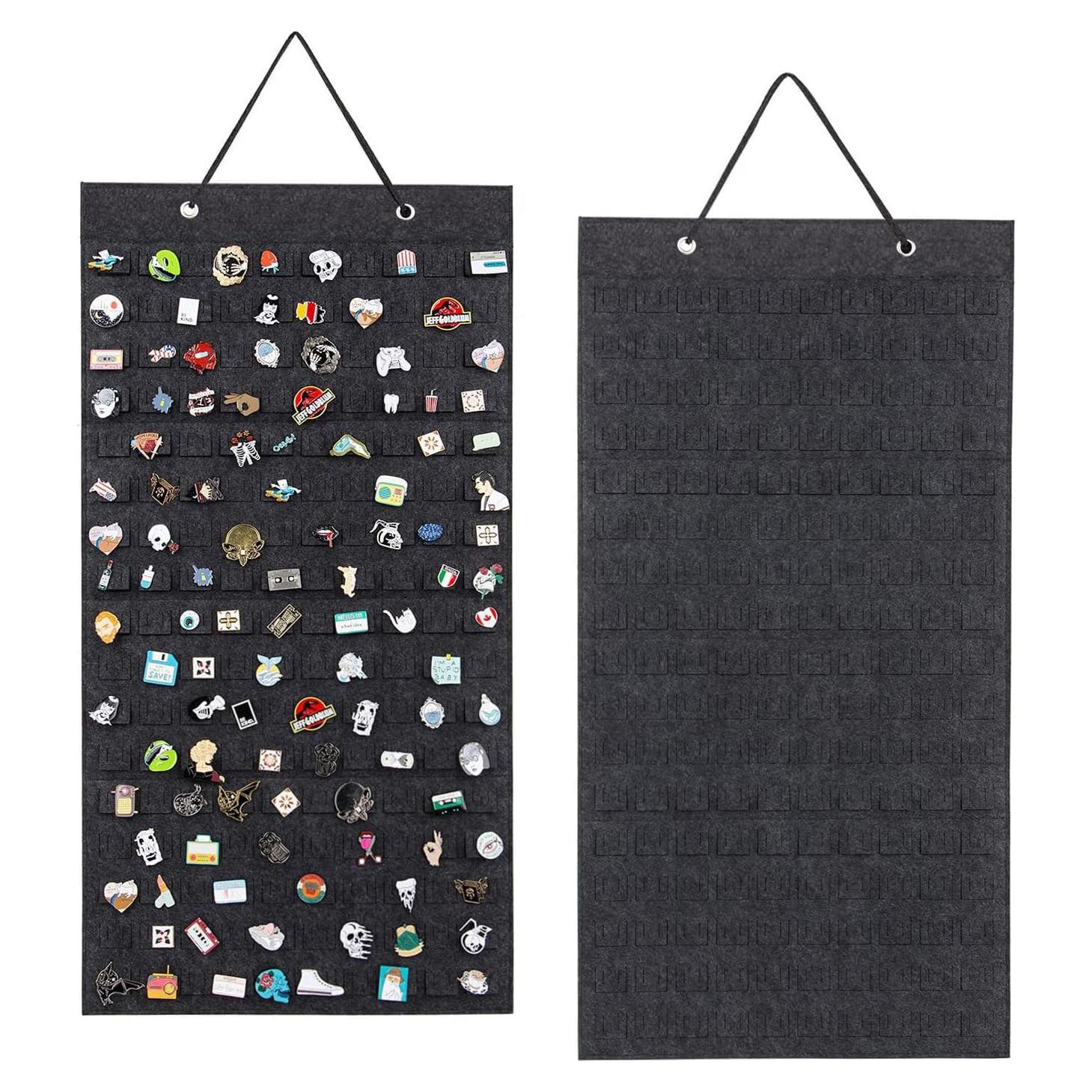 Organizador de Broches Colgante PACMAXI Gris Oscuro 96 Pines