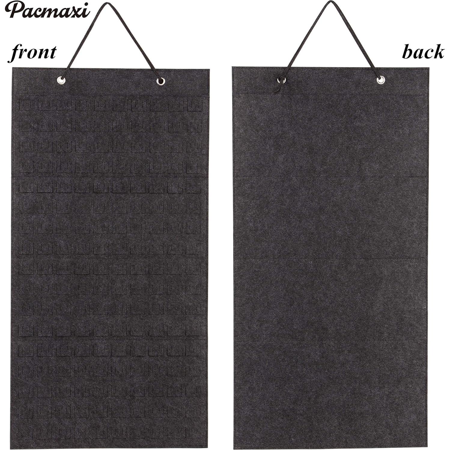 Organizador de Broches Colgante PACMAXI Gris Oscuro 96 Pines