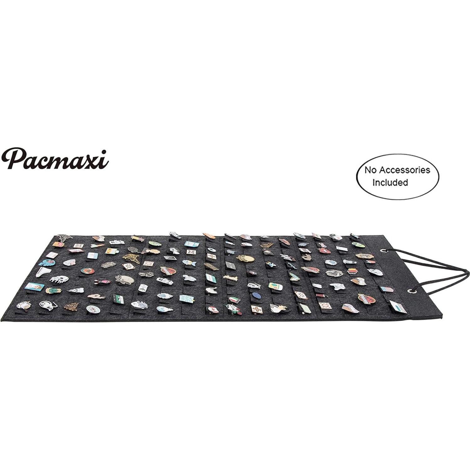 Organizador de Broches Colgante PACMAXI Gris Oscuro 96 Pines