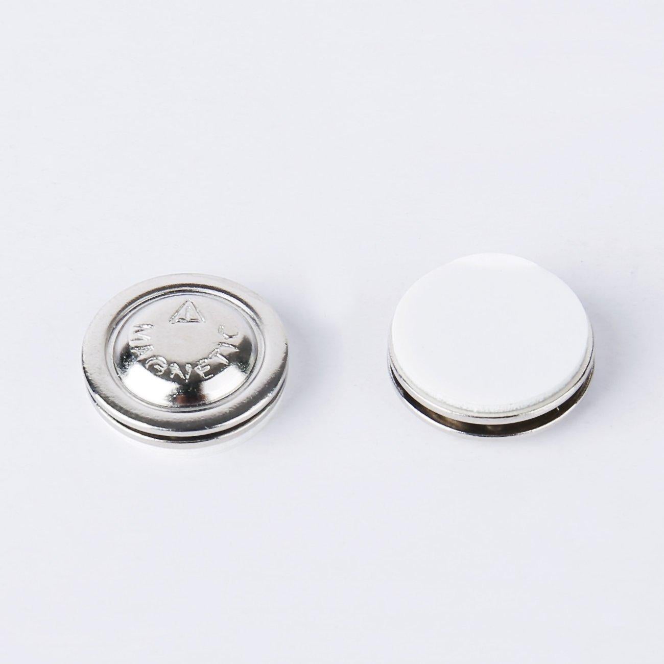 Imán Magnético Redondo Magreen para Etiquetas de Nombre - 24 Piezas