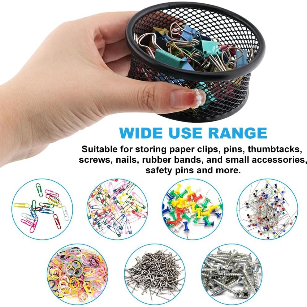 Soporte de Clips de Papel Kryslanix + 50 Clips de Papel