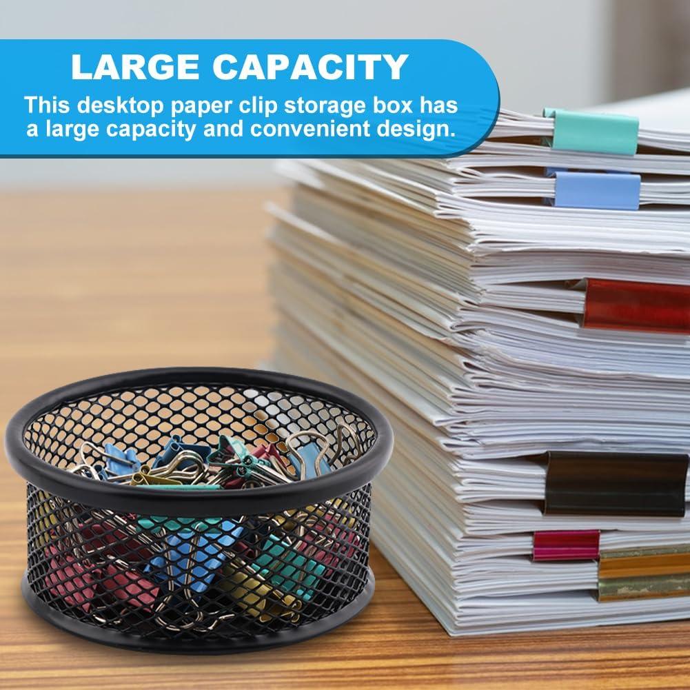 Soporte de Clips de Papel Kryslanix + 50 Clips de Papel