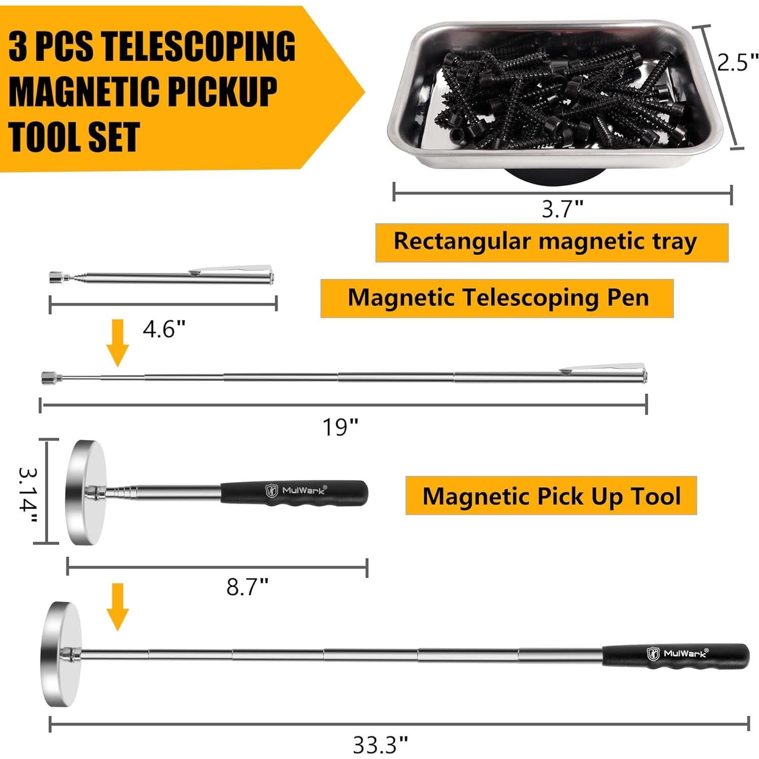 Herramienta de Recogida Telescópica Magnética Mulwark 35LB