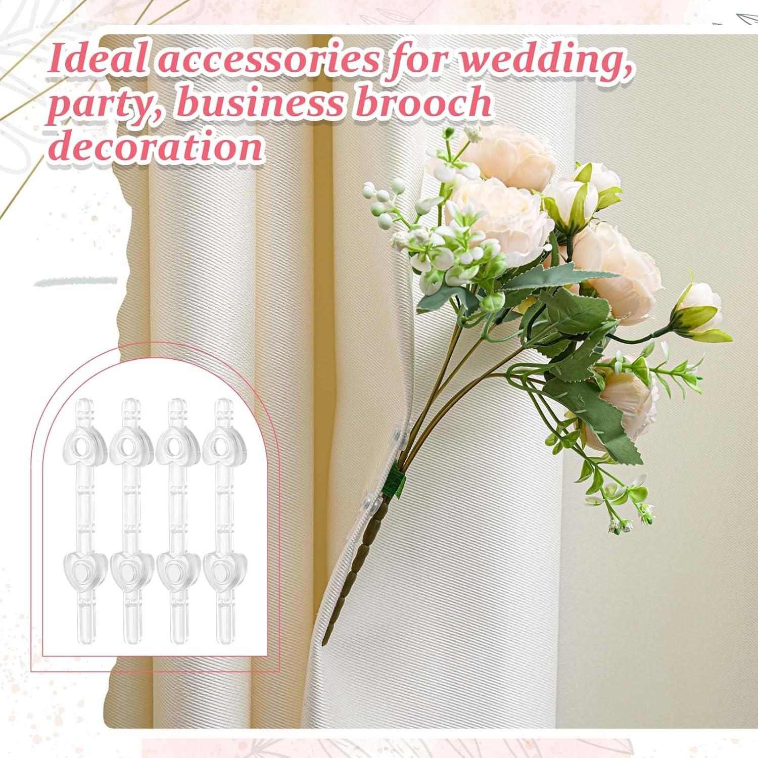 WILLBOND 7 Pares de Imanes Florales para Boutonniere