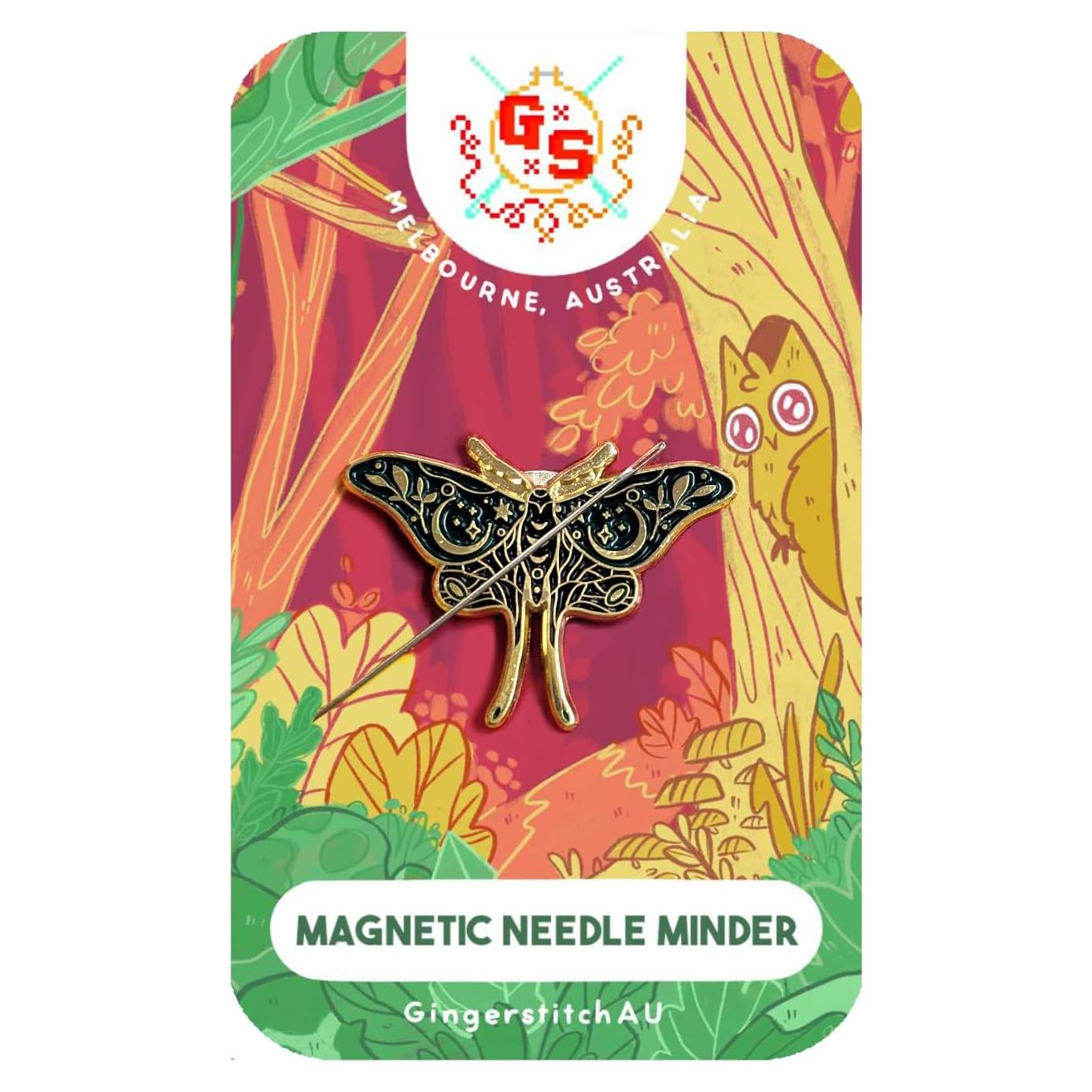 Aguja Magnética Luna Moth 7.62 cm con Imán