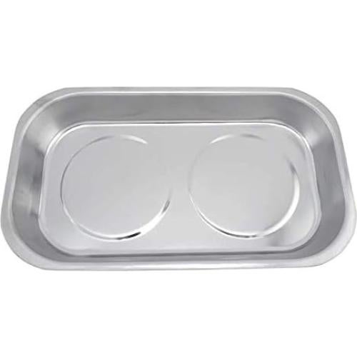 Bandeja Magnética Rectangular y Redonda Edward Tools - Acero Inoxidable