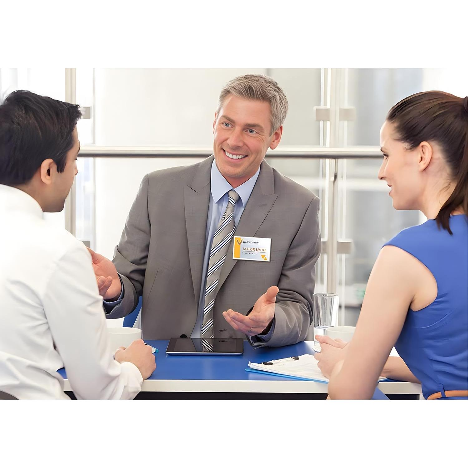 Sujetadores de Nombre Fushing 50PCS con Inserts 5.7x8.9cm