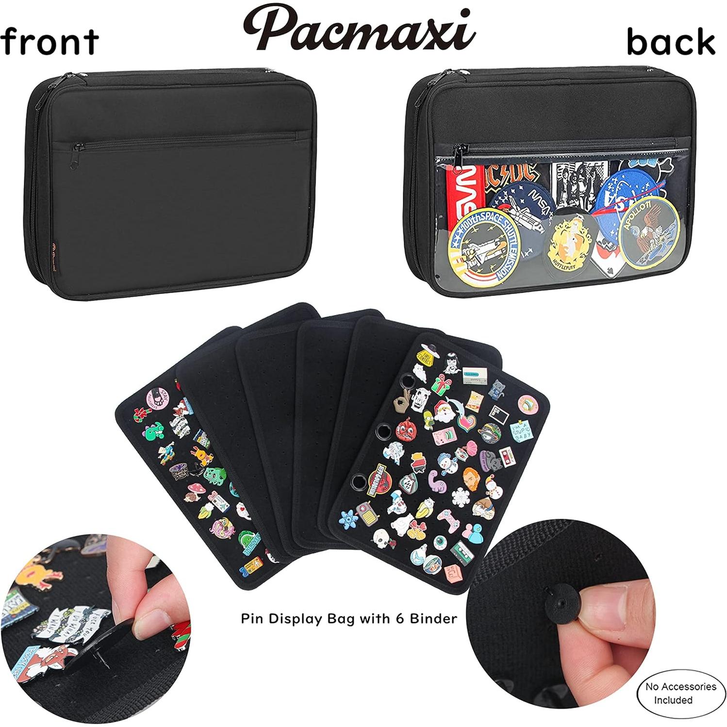 Estuche de Exhibición de Pines PACMAXI 31x23 cm Negro